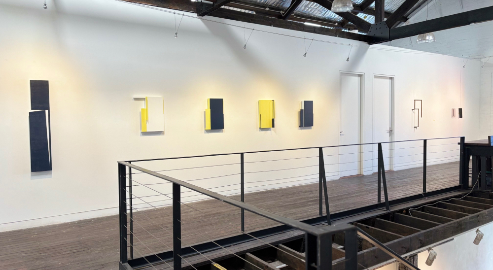 Installation view of Luna Gui’s works in the 2025 National Art School Postgraduate Exhibition
