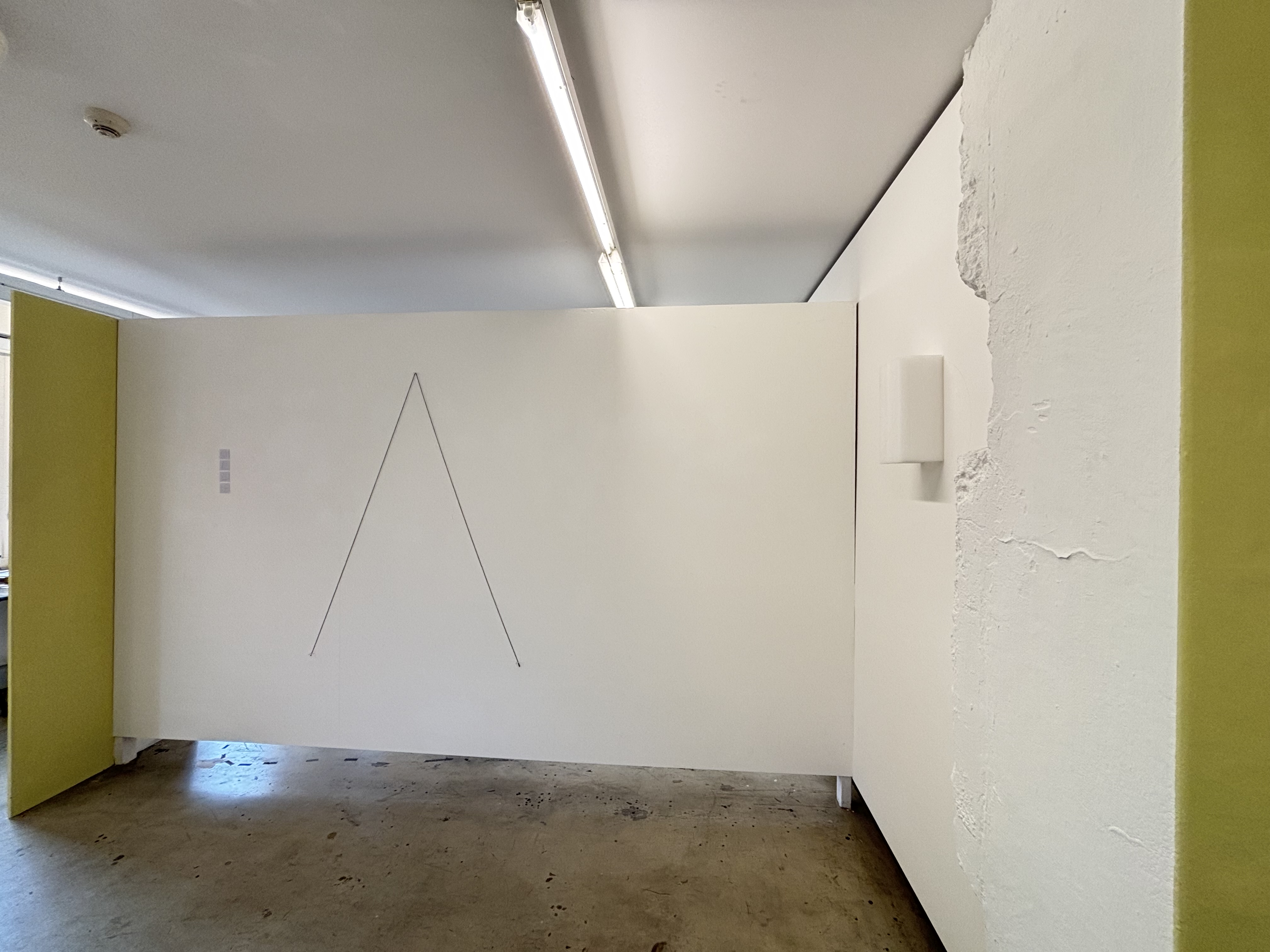 |Λ–Z| installation viewed from inside the studio