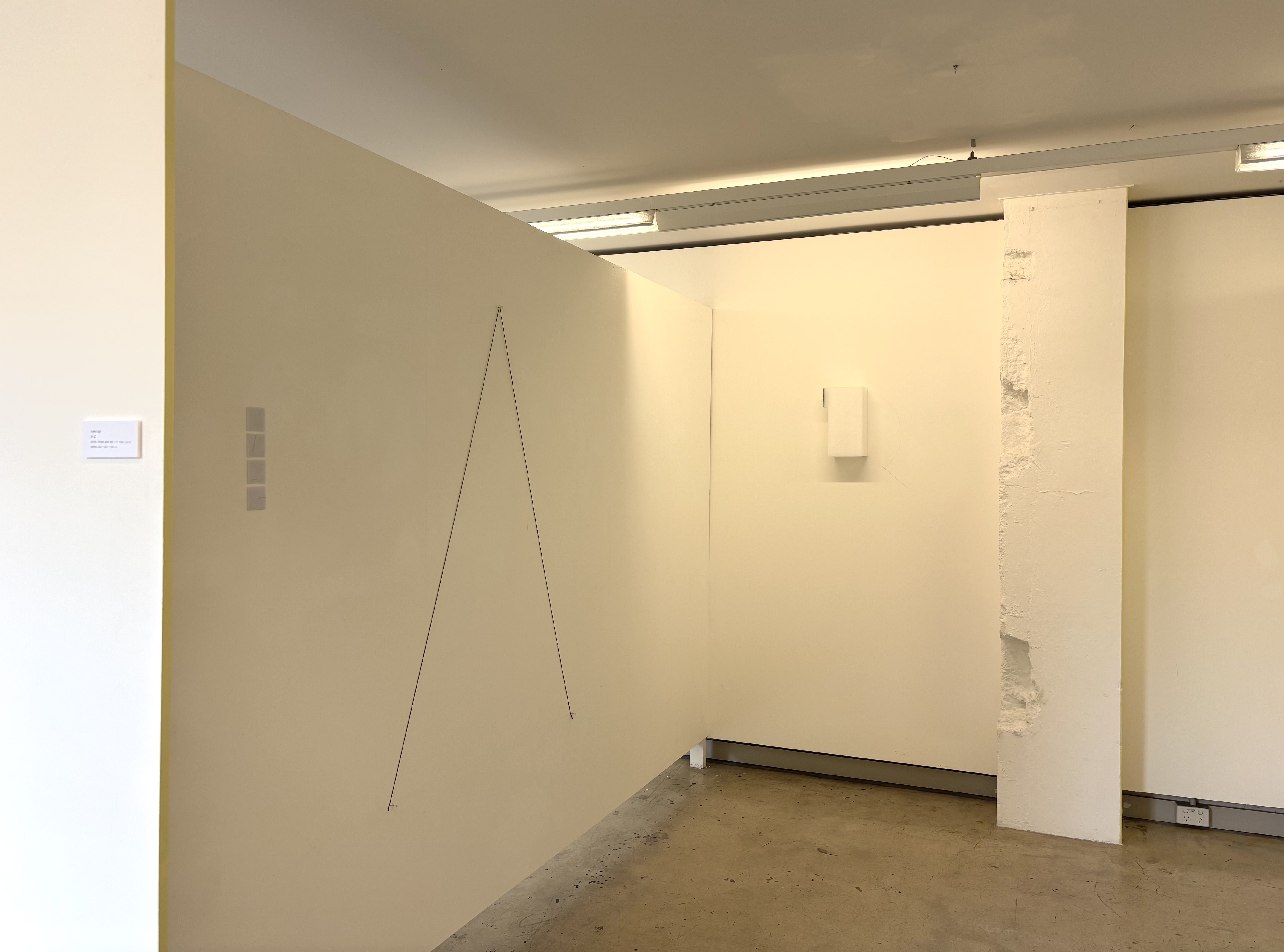 |Λ–Z| installation viewed from outside the studio