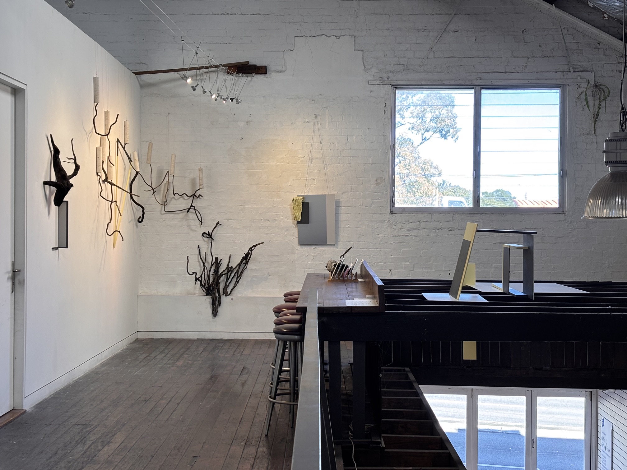 Installation view of WU