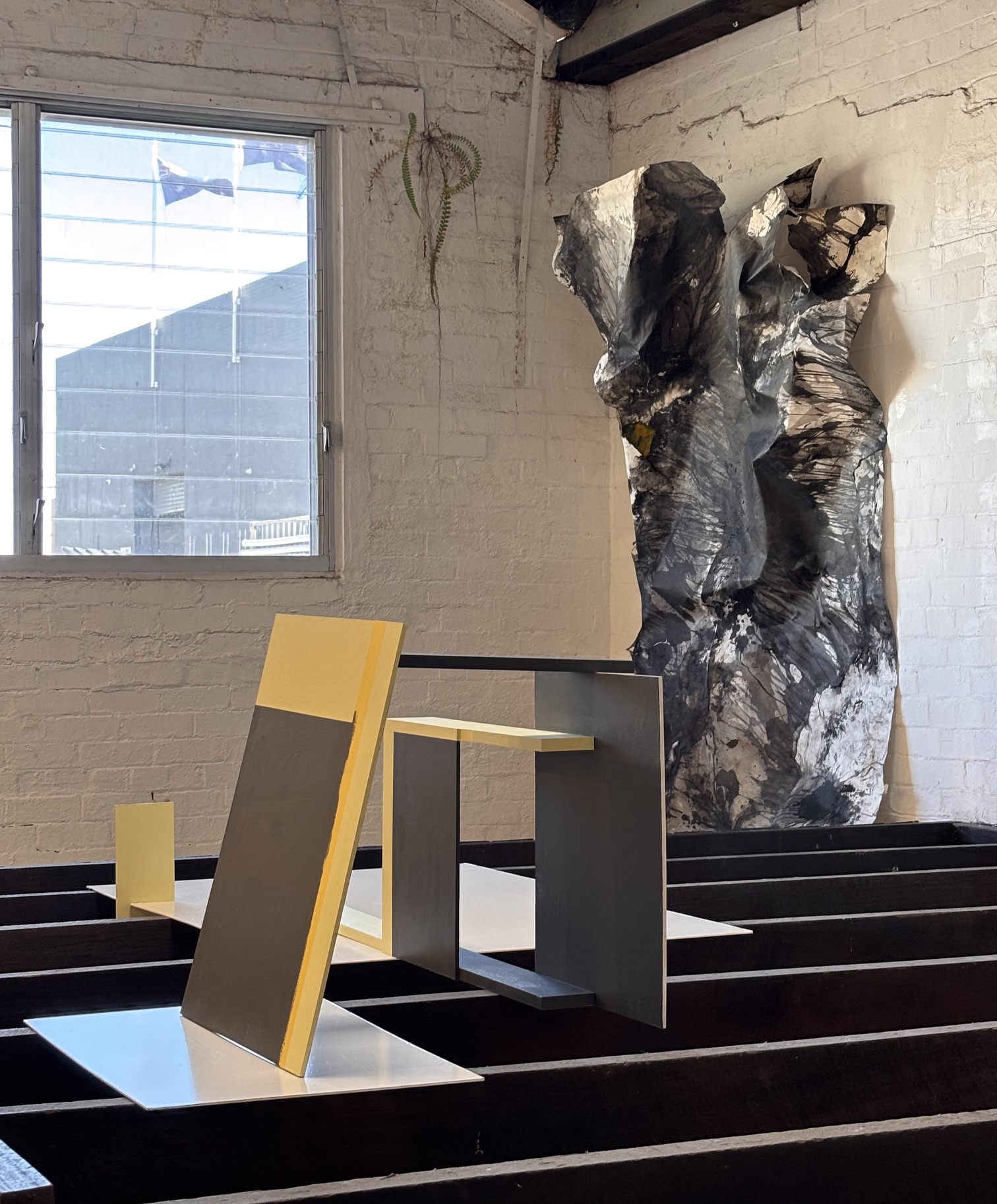 Installation view of WU